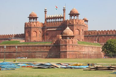 Lal qila - kırmızı kale Delhi, Hindistan