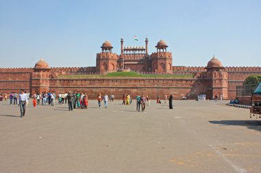 Lal qila - kırmızı kale Delhi, Hindistan