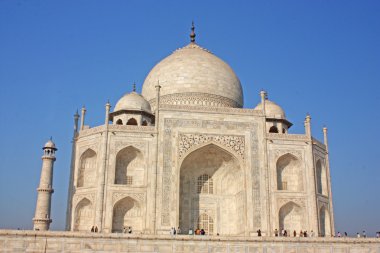 Taj mahal, Hindistan bir ünlü Tarihsel anıt