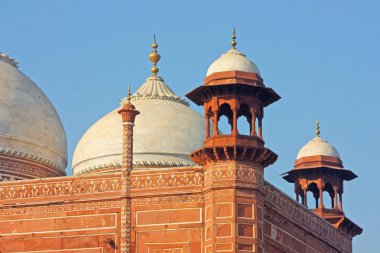 caminin içinde taj mahal, Hindistan yakın çekim