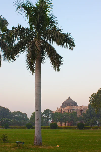 Delhi - Hindistan alınan humayuns mezar Panoraması — Stok fotoğraf