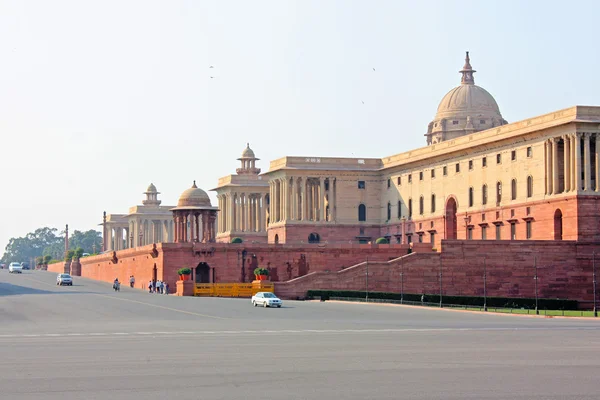 Indiase regering gebouwen, Raj Path, New Delhi, India — Stockfoto