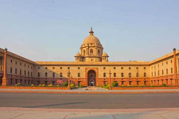 Indiai kormányzati épületek, Raj Path, Új-Delhi, India — Stock Fotó