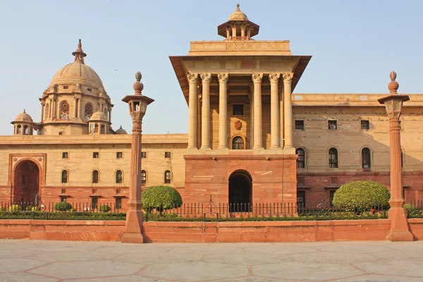 Indiai kormányzati épületek, Raj Path, Új-Delhi, India — Stock Fotó