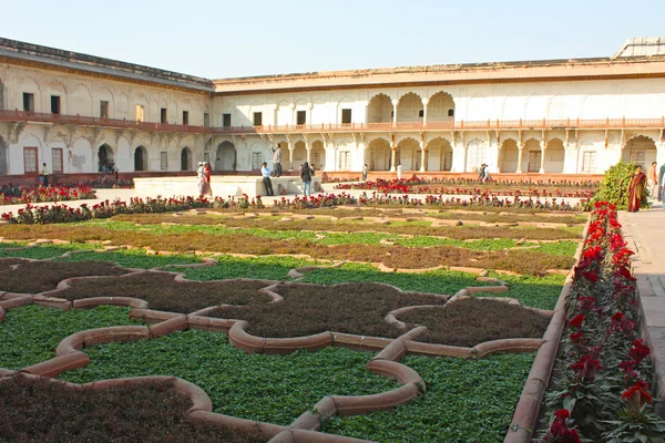 Galeri, agra kale direği. Agra, uttar pradesh, Hindistan — Stok fotoğraf