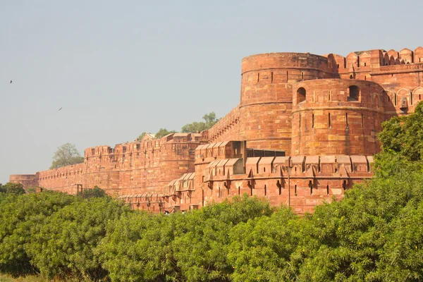 Rotes fort in agra, indien — Stockfoto