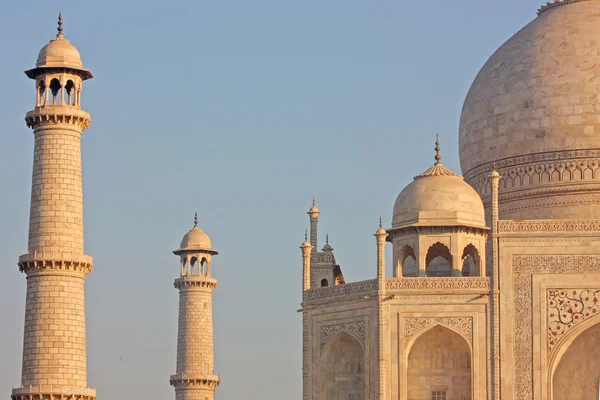 Taj mahal, un famoso monumento histórico en la India —  Fotos de Stock