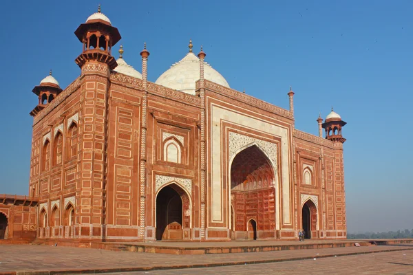 Primer plano de la mezquita en Taj Mahal, India —  Fotos de Stock