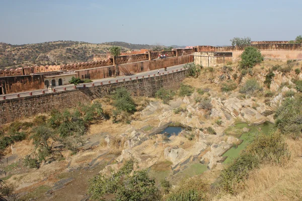 Το φρούριο του jaigarh κοντά σε jaipur είναι ένα από τα εντυπωσιακότερα φρούρια στην Ινδία — Φωτογραφία Αρχείου