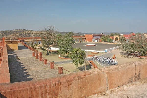Форт Джайгарх возле Джайпура является одним из самых впечатляющих фортов в Индии — стоковое фото
