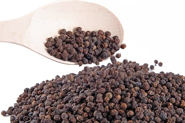 Black pepper background — Stock Photo, Image