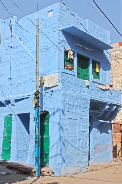 Maisons bleues de la caste hindoue brahmane, Jodhpur, Rajasthan — Photo