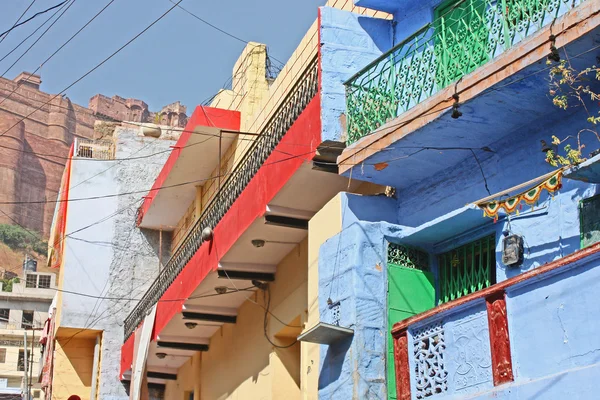 Hindu Brahman kast, jodhpur, Rajasthan mavi evler — Stok fotoğraf