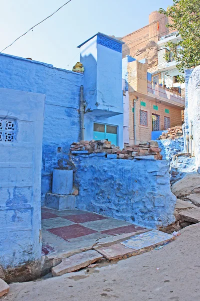 Blue Houses Of The Hindu Brahmin Caste, Jodhpur, Rajasthan — Stock Photo, Image