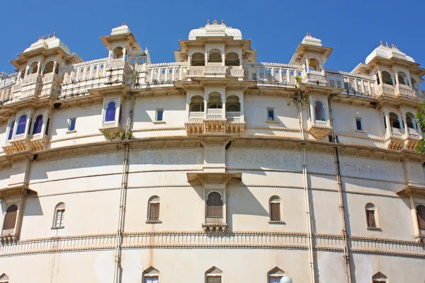 Udaipur stadspaleis genomen in rajasran, india — Stockfoto