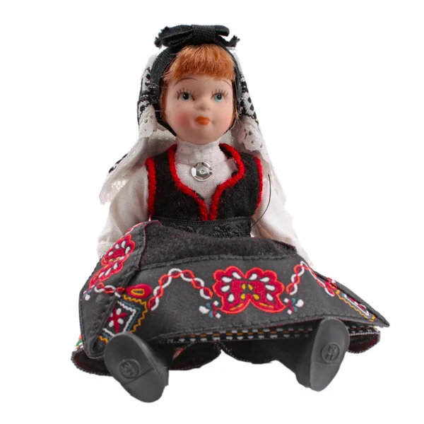 Ceramic old doll — Stock Photo, Image