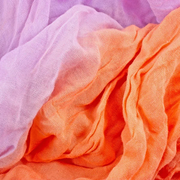 Violett und apricot Textil abstrakten Wellenhintergrund — Stockfoto