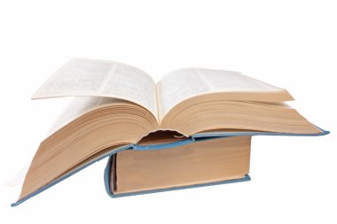 Beyaz arka plan üzerinde izole kitap