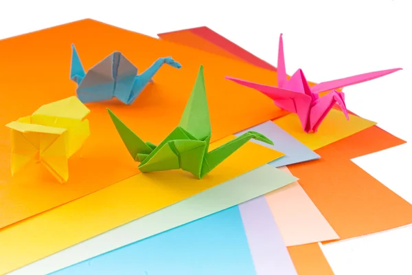 Origami siffror — Stockfoto