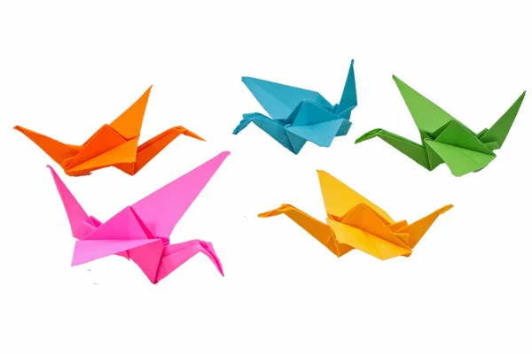 Origami vogels — Stockfoto