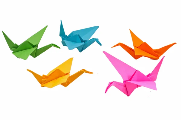 Фигуры Оригами — стоковое фото