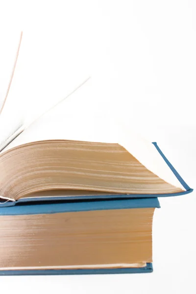 Libros aislados sobre fondo blanco — Foto de Stock