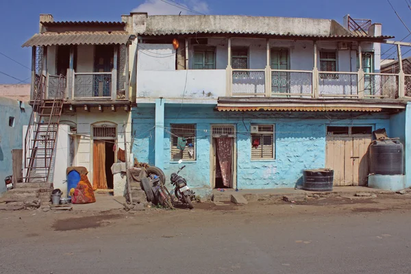 Straßen und Gebäude in Bijapur, Karnataka, Indien — Stockfoto