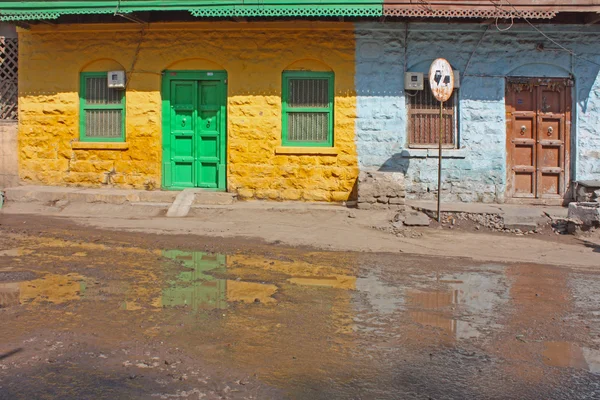 Sokaklar ve binalar, bijapur, karnataka, Hindistan — Stok fotoğraf