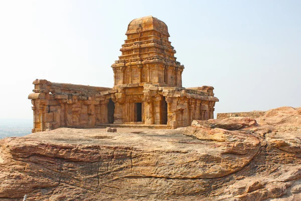Fort badami, karnataka, Hindistan, Asya, kayalık dağ ve mağara tapınaklar üstüne
