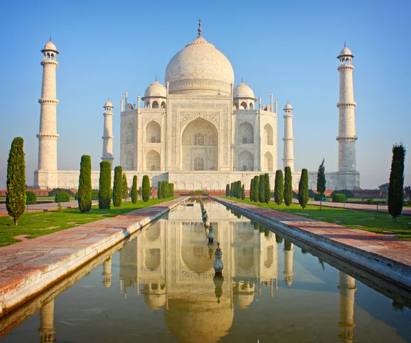 Taj mahal, Un monument historique célèbre, Inde Image En Vente