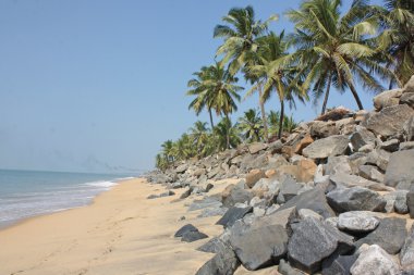 varkala, kerala, Hindistan tropikal plaj