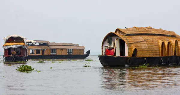 Tekne-evi içinde Kerala durgun — Stok fotoğraf