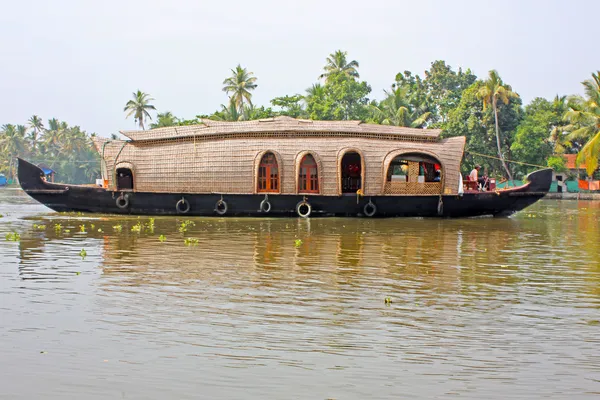 A holtág a Kerala lakóhajó — Stock Fotó