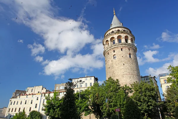 Torre Galata tomada em Istambul, Turquia — Fotografia de Stock