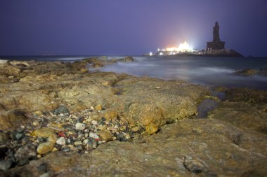 Günbatımında kanyakumari, Hindistan
