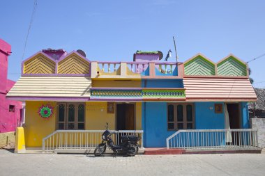Town of Kanyakumari, India clipart