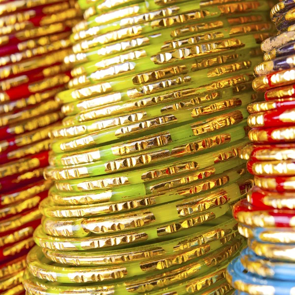 Background of colorful indian bangles — Stock Photo, Image