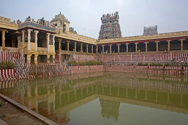 Templo hindu Meenakshi em Madurai , — Fotografia de Stock