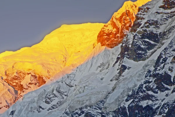 Annapurna område i Himalaya — Stockfoto