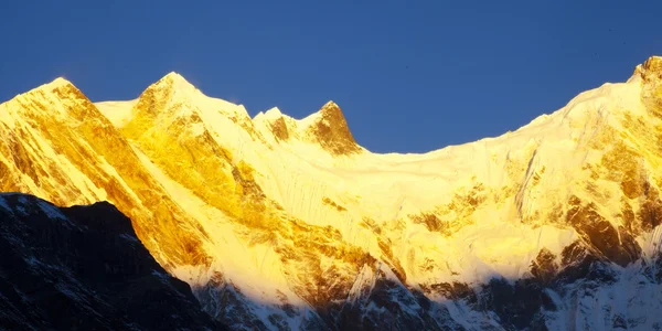 Annapurna område i Himalaya — Stockfoto