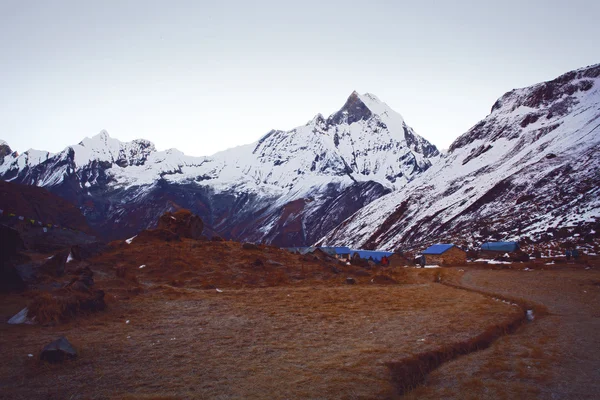 Annapurna Area in Himalayas — Stock Photo, Image