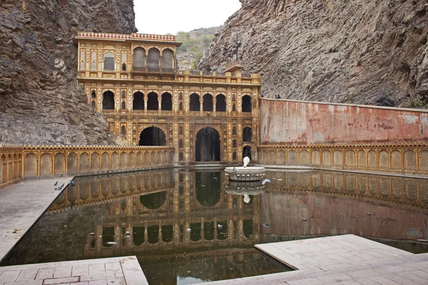 Galtaji temple är apa palace, — Stockfoto