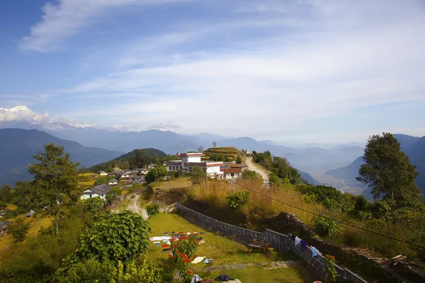 Himalaya vista, Annapurna Area — Foto Stock