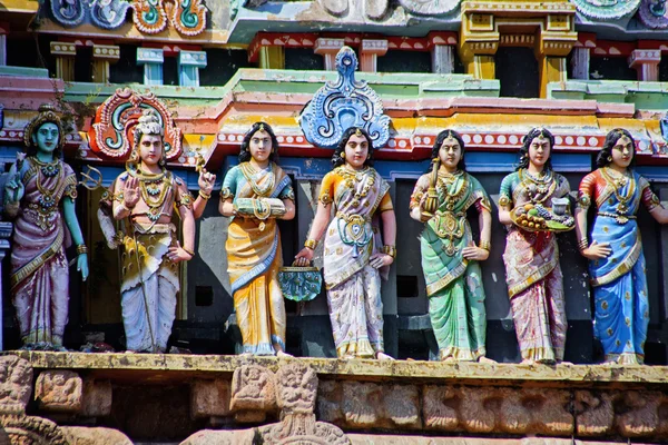 Het platform op fijnst in de chidambaram tempel — Stockfoto