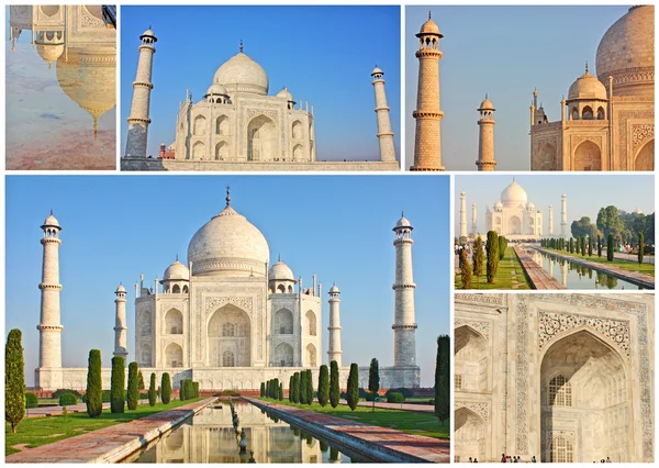 Taj mahal, A híres műemlék, India — Stock Fotó