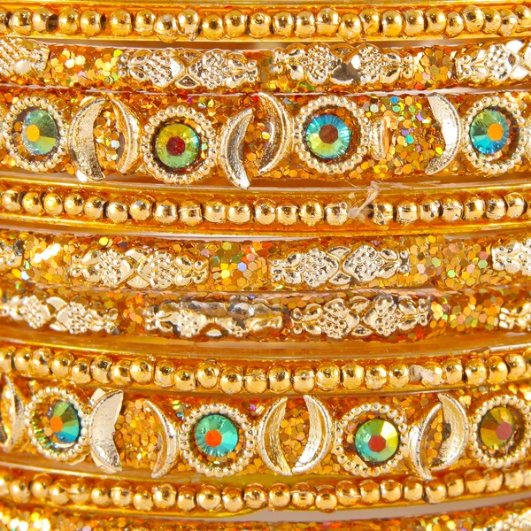 Indiska armband med olika färger — Stockfoto