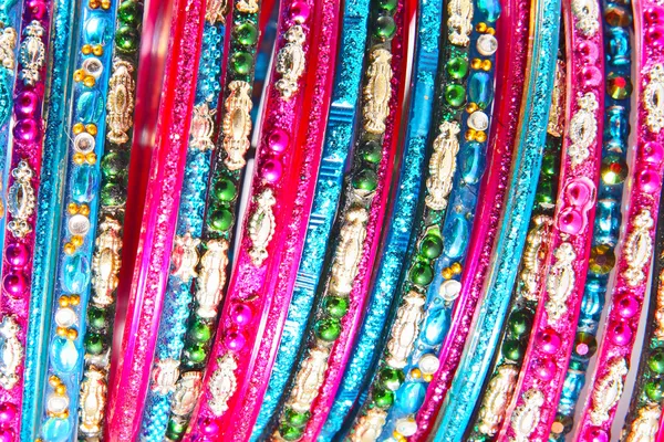 Indian bangles with different colors — Stock Photo, Image