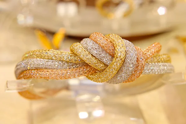 Negozio di gioielli turchi a Istanbul - anelli — Foto Stock