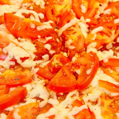 taze lezzetli İtalyan pizza