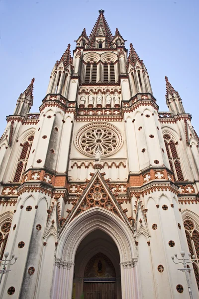 Igreja Católica em Trichy, Tamil Nadu, sul da Índia — Fotografia de Stock